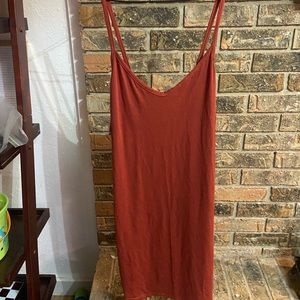 Spaghetti Strap Fitted Dress